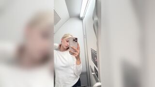 Littlepolishangel Mile High Club Fuck Solo Pussy In Airplane Onlyfans