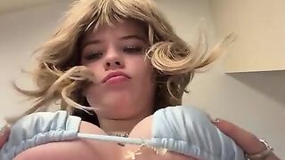 Talissa Smalley Upview Squeezing Small Tits Onlyfans