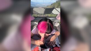 Cashbxnny Cable Car POV Blowjob Onlyfans