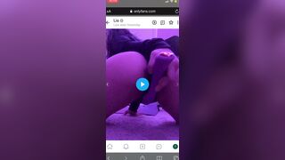 Liasamurai Using Vibrator On Her Pussy Lips Onlyfans