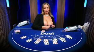 Mia Malkova Croupier Full Nude Boobs Out Dealing In Duel Casino