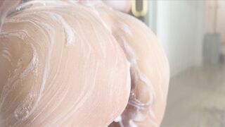 Paige Vanzant Soapy Closeup Scrub On Tits And Pussy