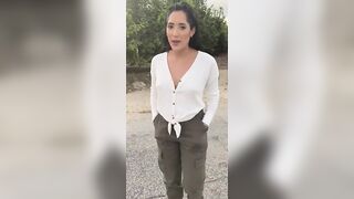 Chloe Amour Gives Outdoor Head To A Hard Dick
