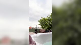 Mia Khalifa Livestream Big Tits Out Balcony Bath