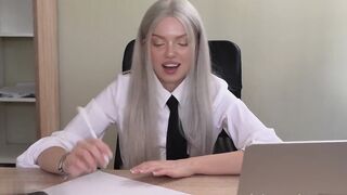 Ashby Winter Takes A BWC As A Naughty Student And Swallows Every Drop