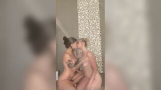 Natalie King And Lacy Lotus Fool Around Soapy And Tipsy